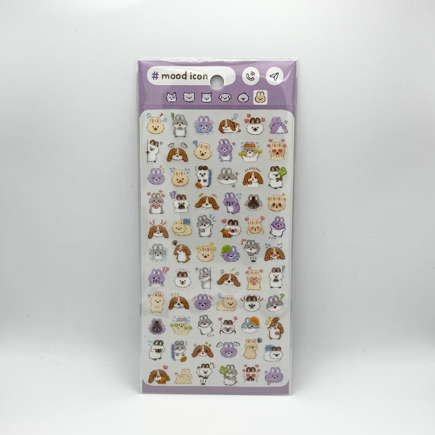 Mind Wave Mood Icon Sticker Sheet (various designs)