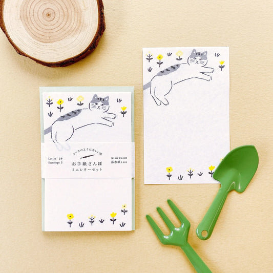 Furukawa Shiko Letter Set: Cat Walk