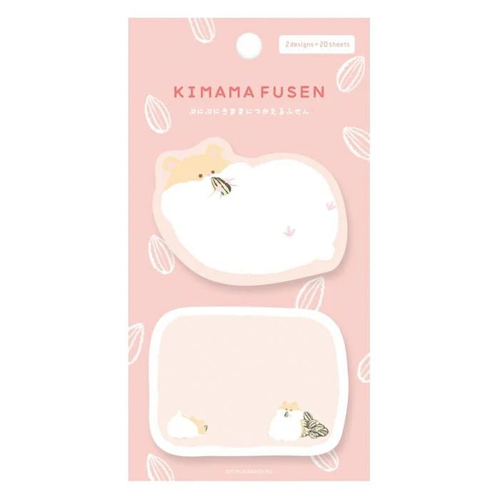 Furukawa Shiko Kimama Fusen Sticky Notes (Hamster)