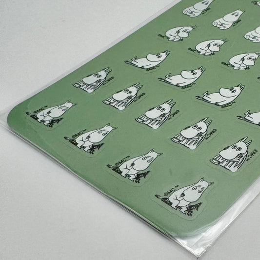 World Craft Moomin Face Sticker Sheet (various designs)