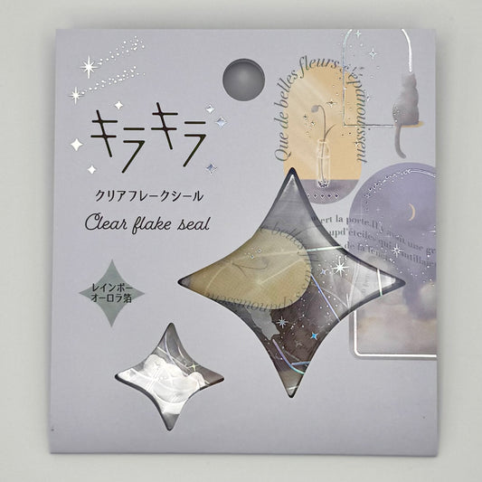 World Craft Kira Kira Flake Sticker (various designs)
