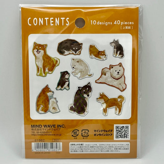 Mind Wave CIAO Flake Stickers: Shiba Inu