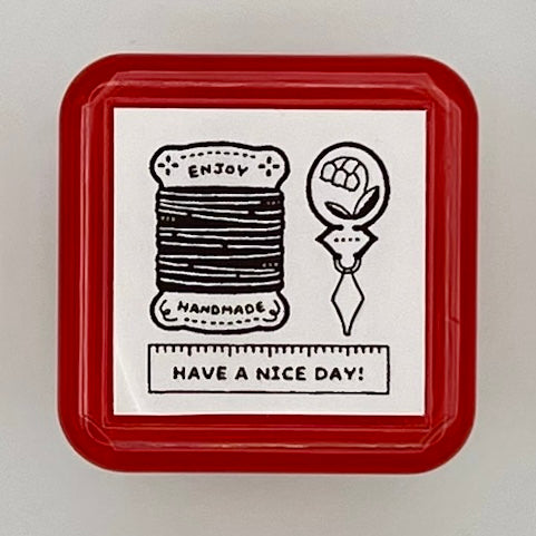 Hello Small Things x Sanby Self Inking Stamps: Have a Nice Day