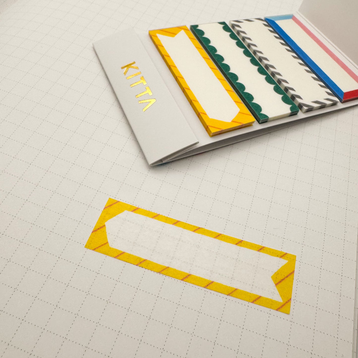 Kitta Washi Tape Sticker: Cat (clear)