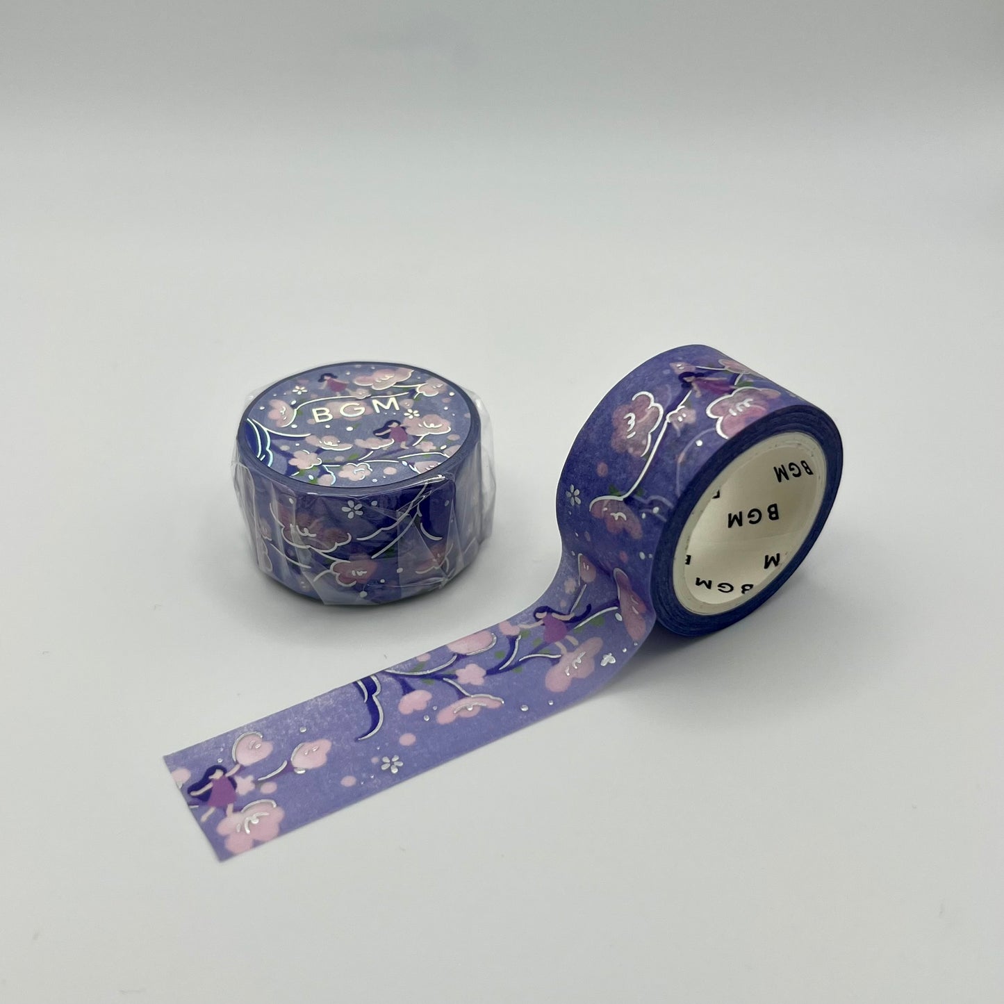 BGM Washi Tape Hana Monogatari: Purple Dream