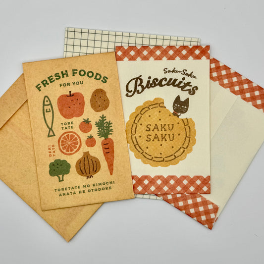 Furukawa Shiko “Biscuit” Mini Mino Washi Letter Set