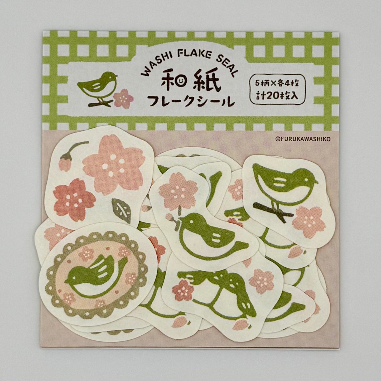 Furukawa Shiko Planner Flake Stickers (various designs)