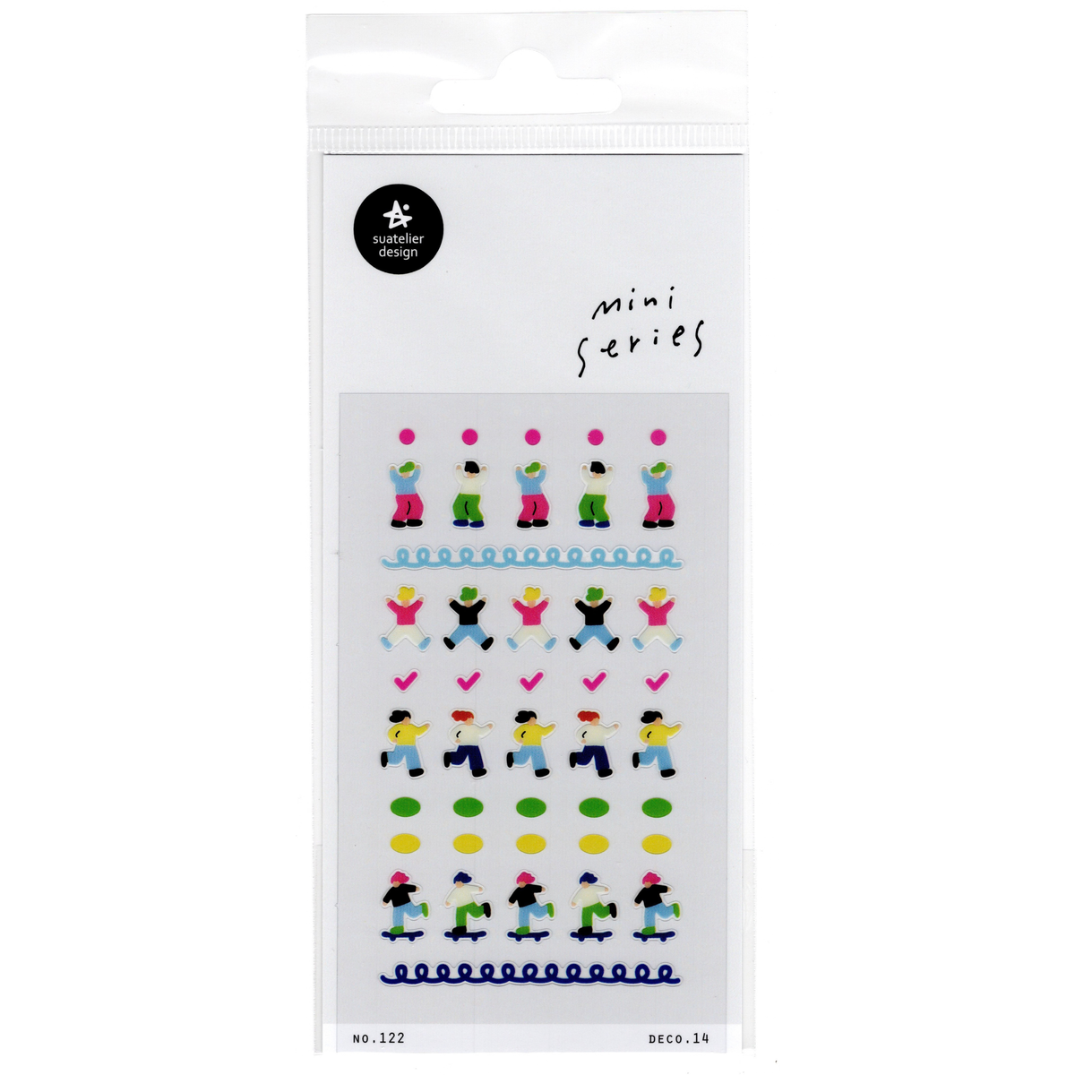 Suatelier Sticker Sheets Mini Series: Deco.14 Active (122)