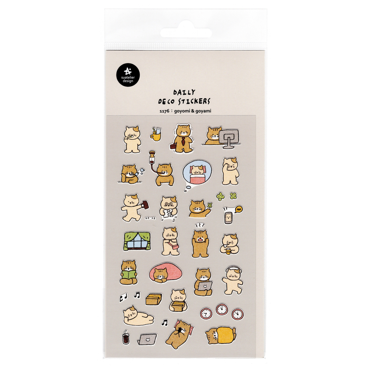 Suatelier Sticker Sheet: Goyomi & Goyami (1176)