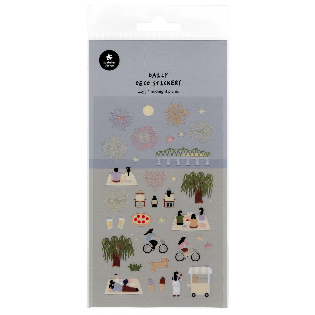 Suatelier Sticker Sheet: Midnight Picnic (1193)