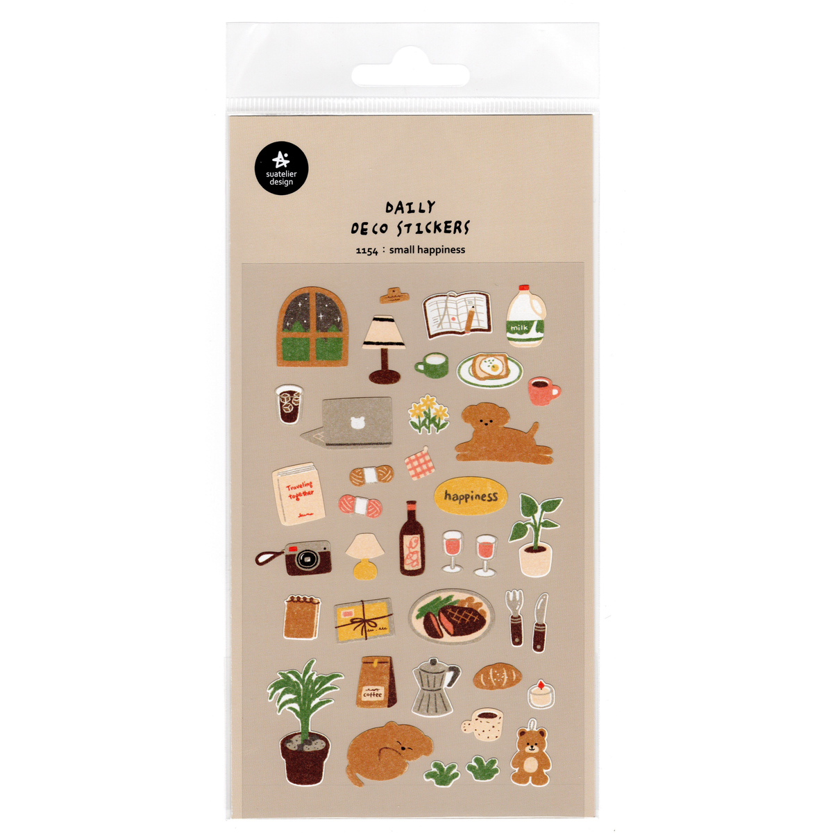 Suatelier Sticker Sheet: Small Happiness (1154)