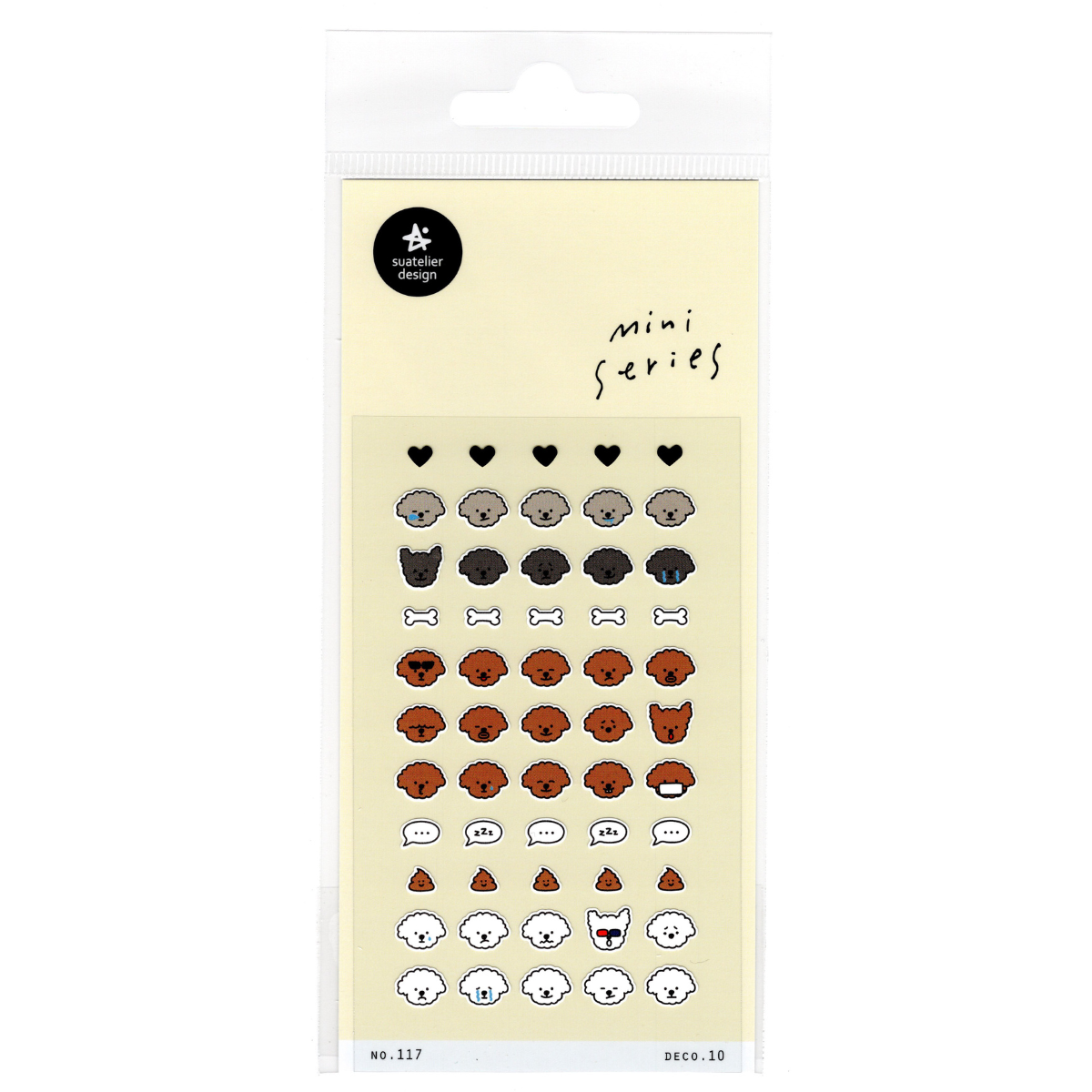 Suatelier Sticker Sheets Mini Series: Deco.10 Dog Life (117)