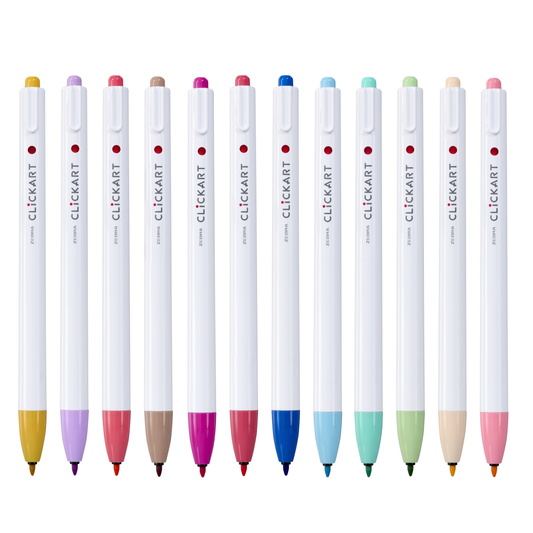 Zebra ClickArt Water-Based Marker (12 Pack)