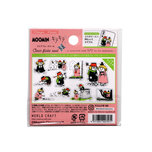 World Craft Moomin Flake Sticker (Clot Yule and Skrutta)