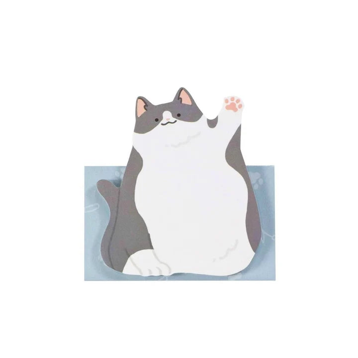 Kutsuwa Standing Animal Sticky Notes (Leopard Cat)