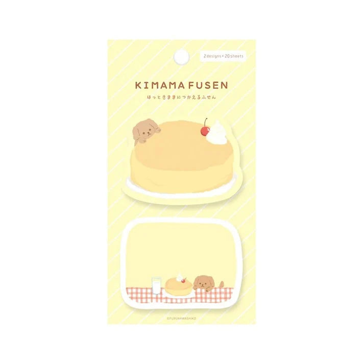 Furukawa Shiko Kimama Fusen Sticky Notes (Puppy Cake)