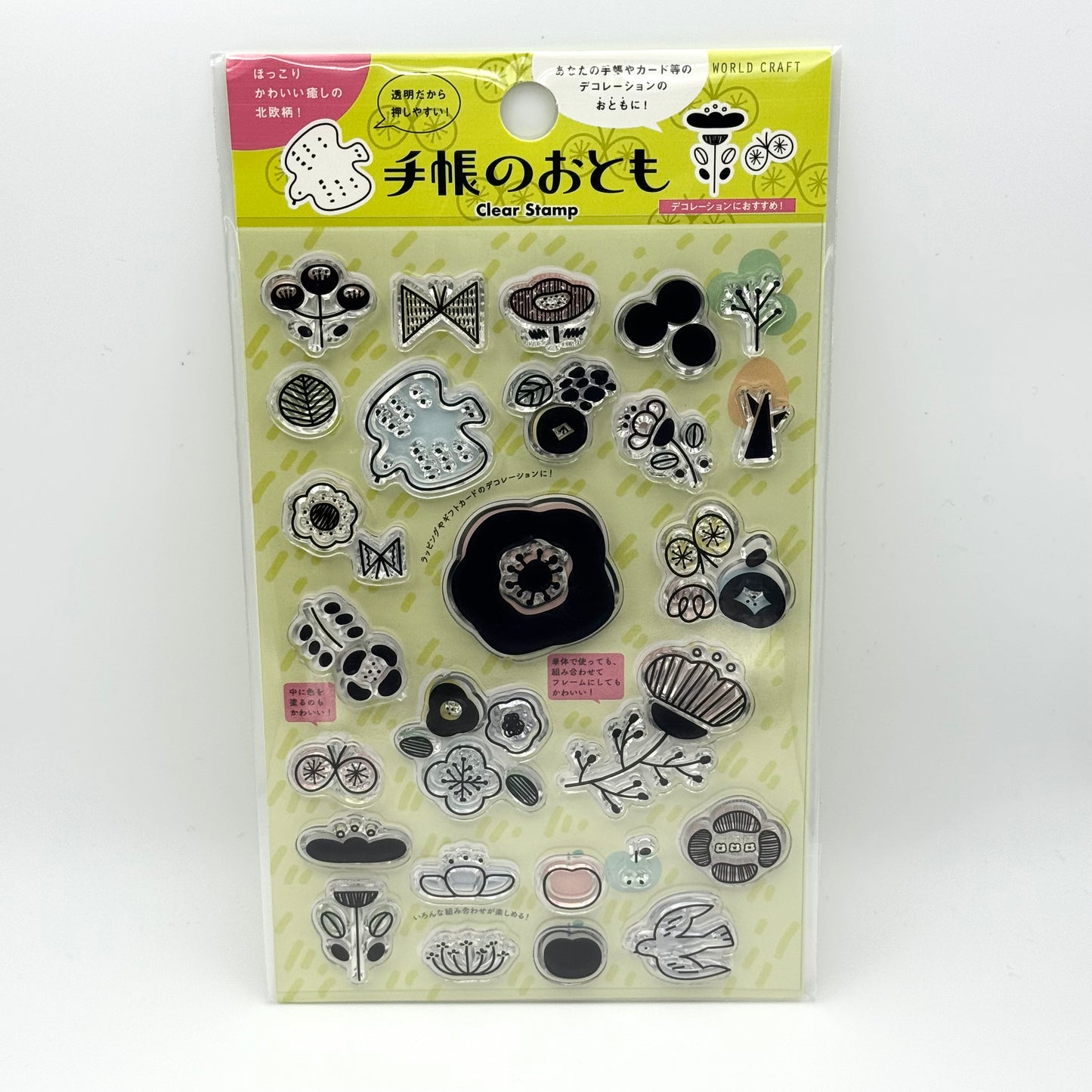 World Craft Clear Stamp Decorations (various designs)
