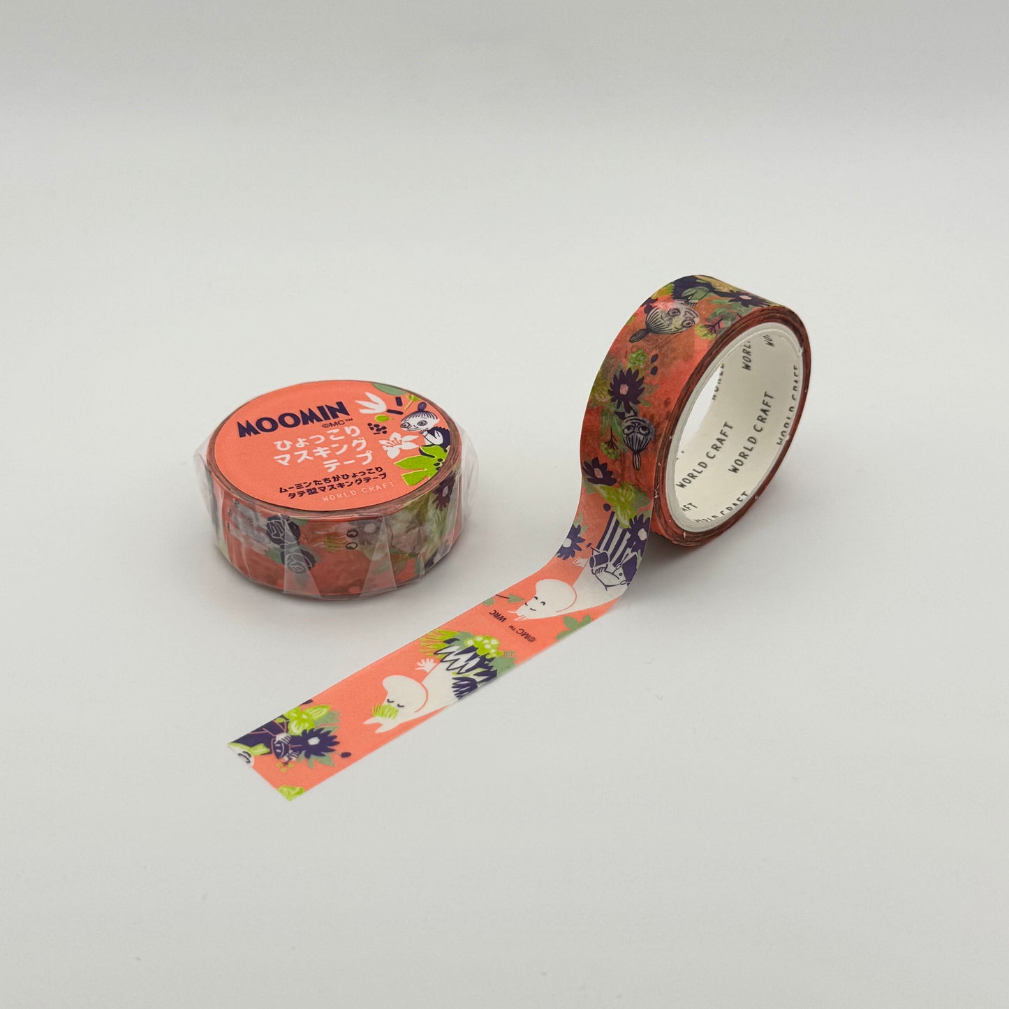 World Craft Washi Tape: Moomin Flower Orange