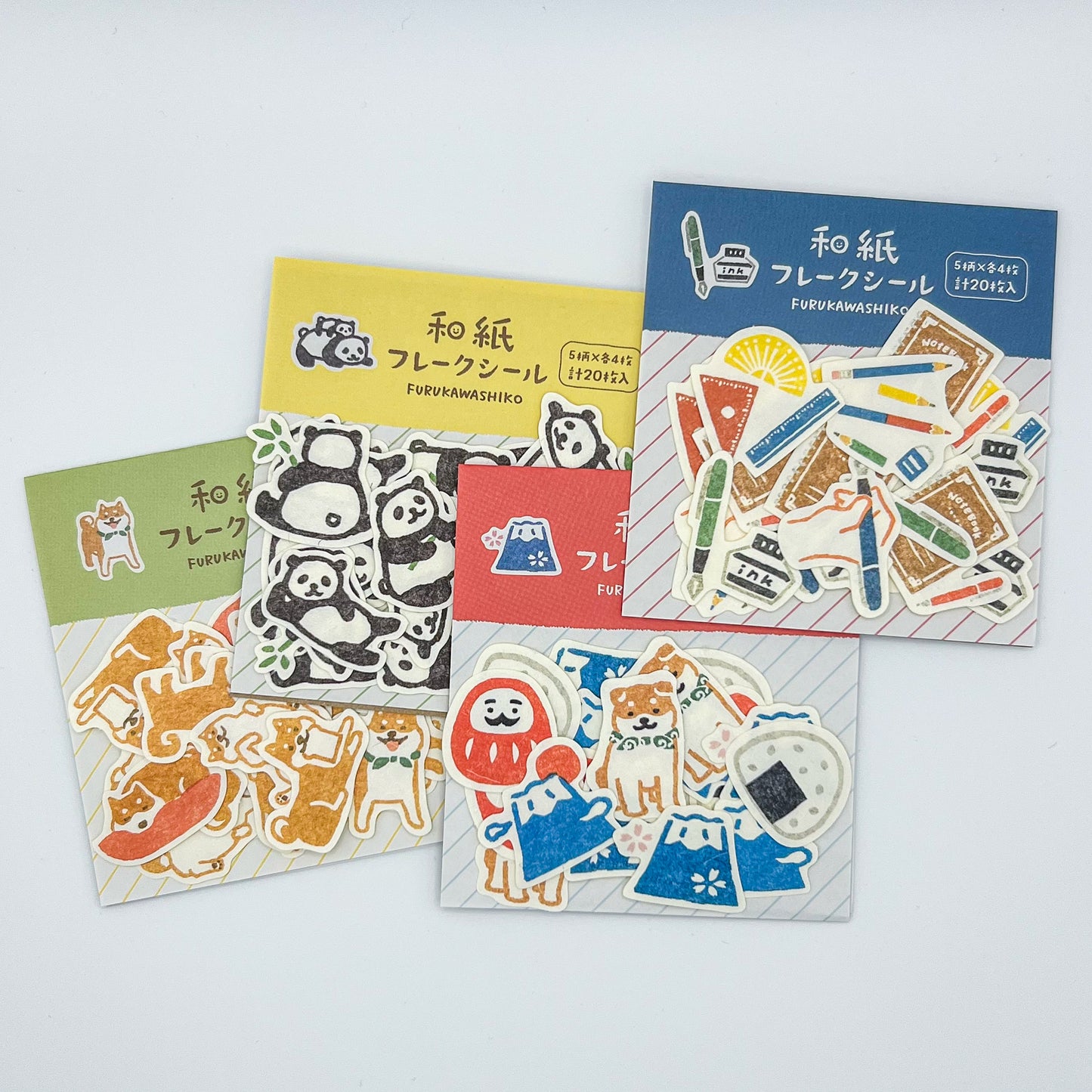 Furukawa Shiko Flake Sticker (various designs)