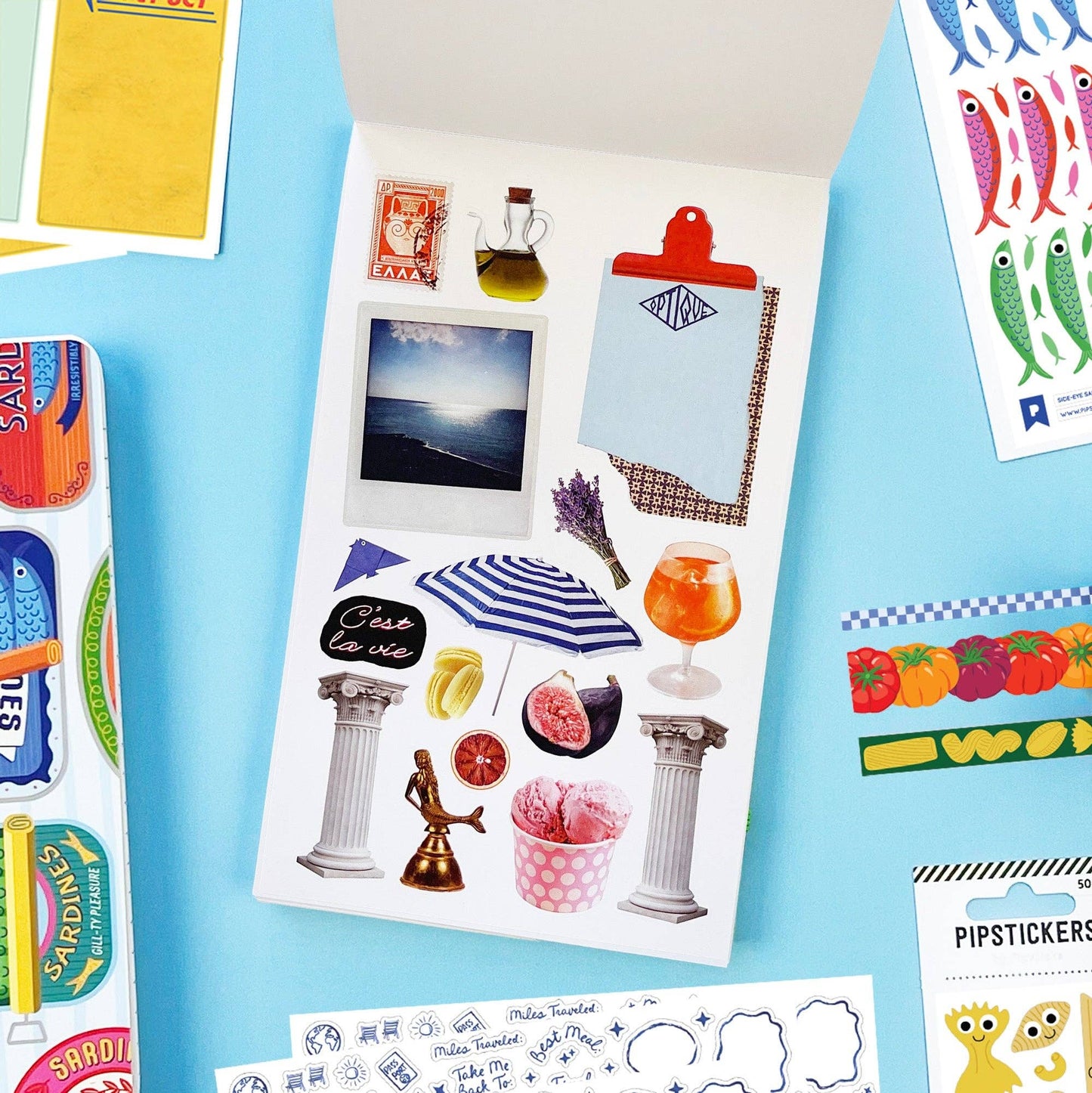 Pipsticks: La Dolce Vita Junk Journal Sticker Book Volume 5
