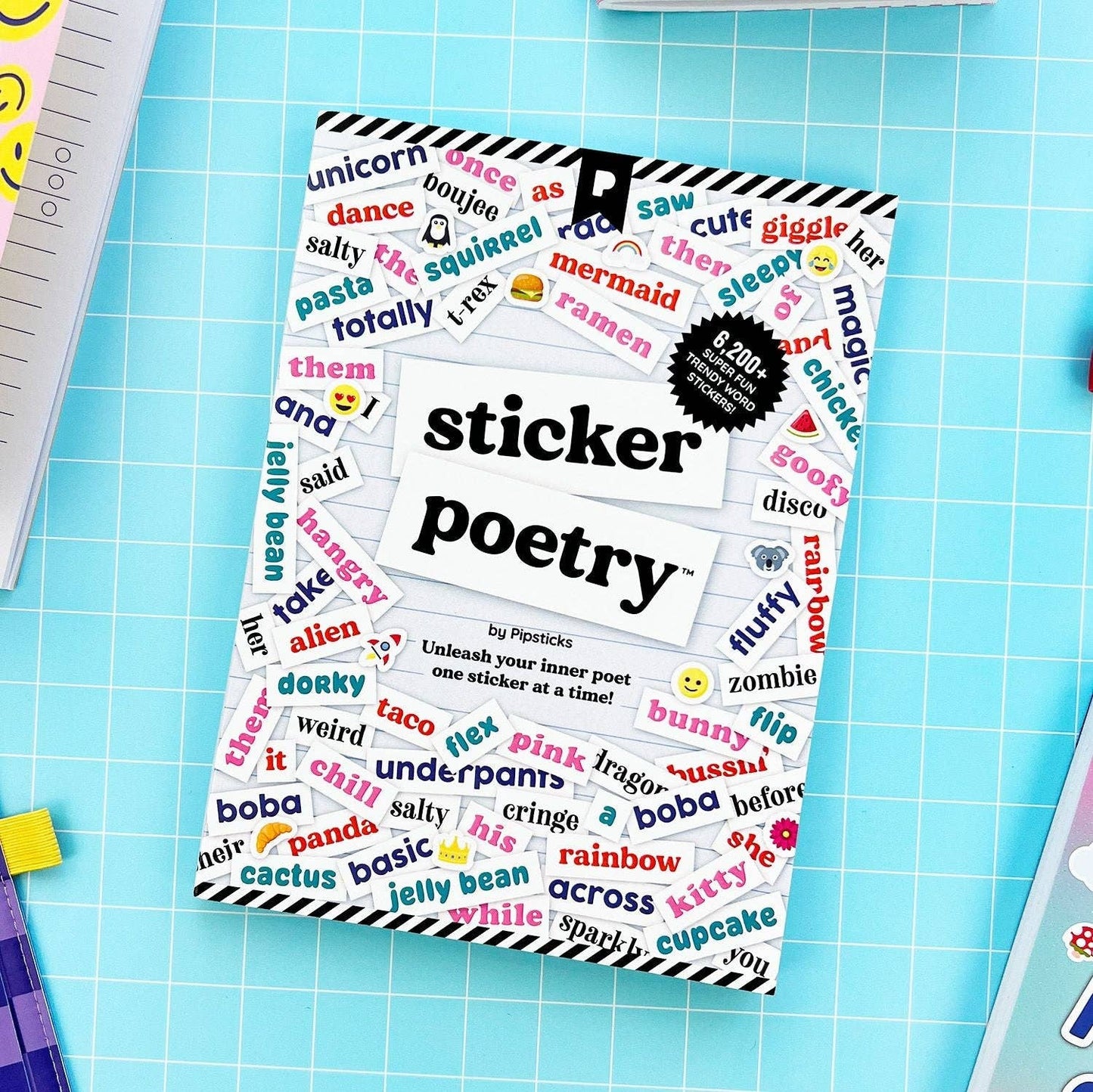 Pipsticks: Sticker Poetry Book (Trendy)