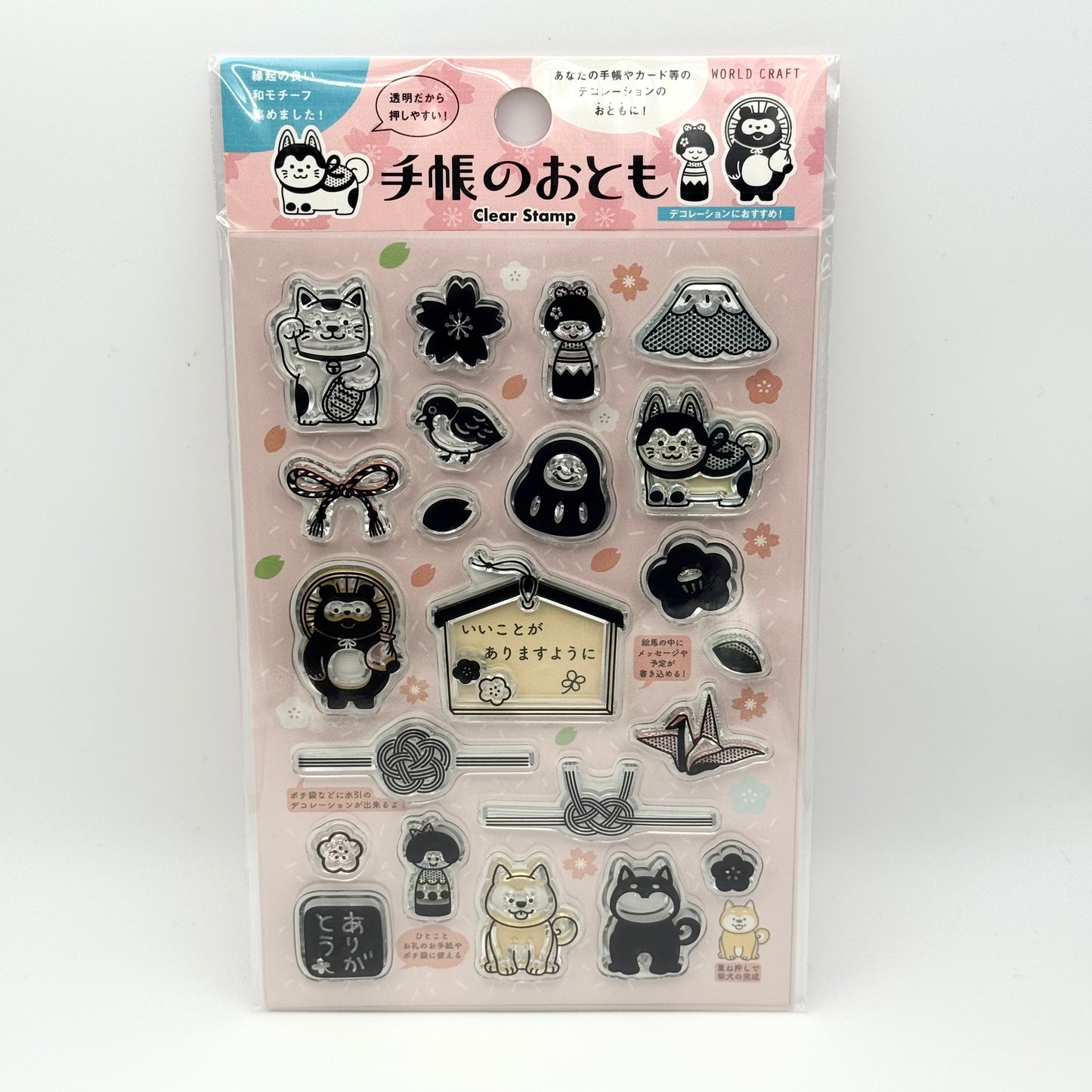 World Craft Clear Stamp Decorations (various designs)