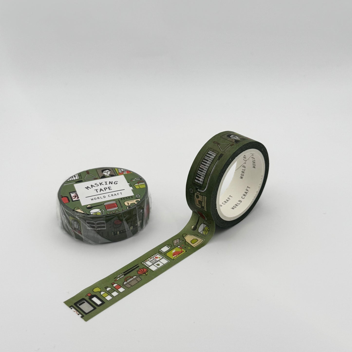 World Craft Washi Tape Retro (various designs)