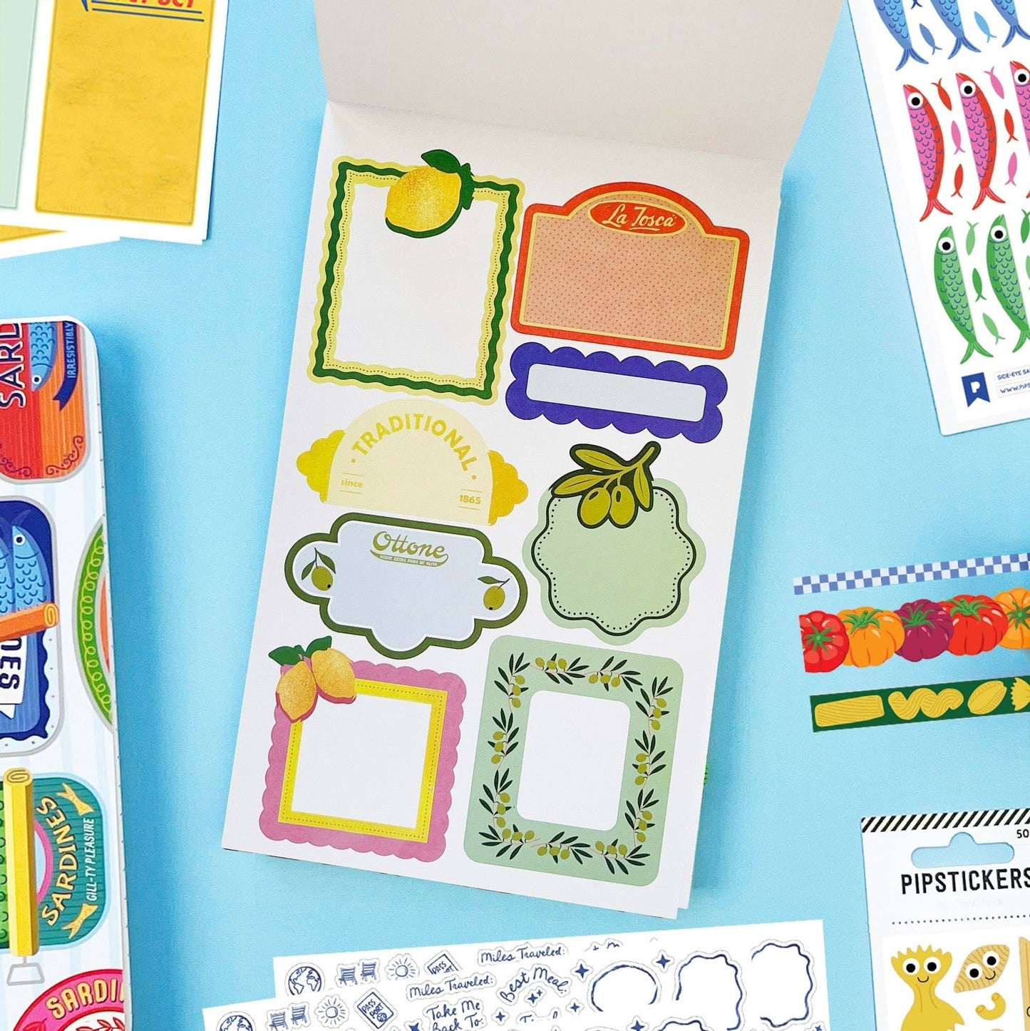 Pipsticks: La Dolce Vita Junk Journal Sticker Book Volume 5