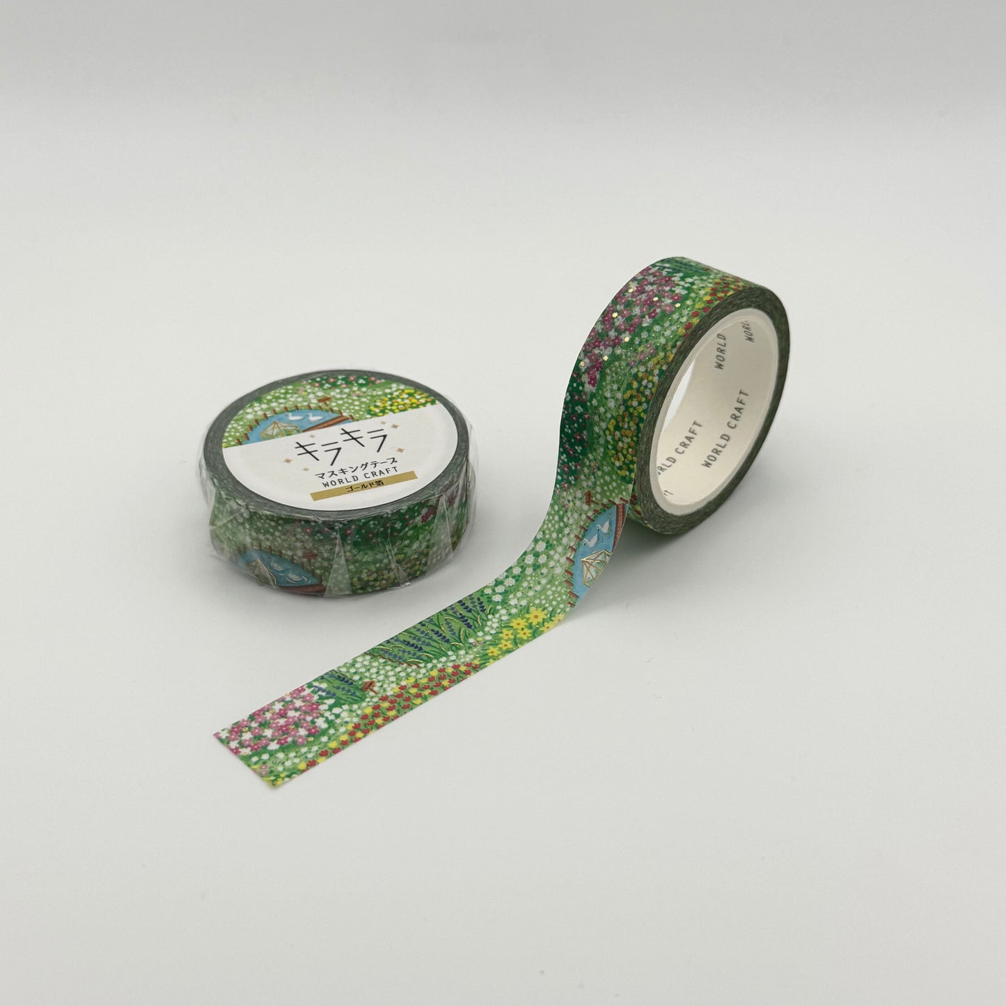World Craft Washi Tape: Kira-Kira Flower Garden