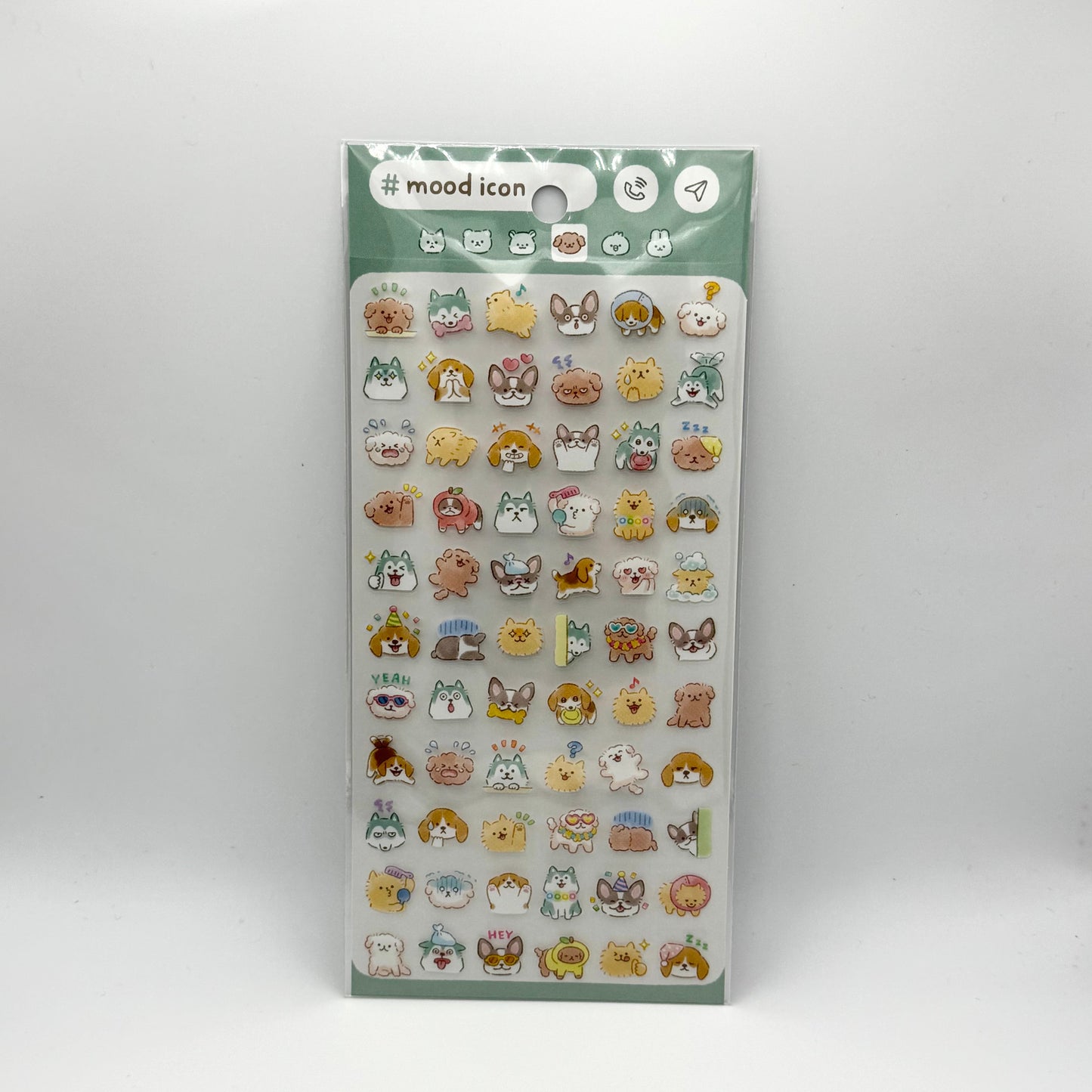 Mind Wave Mood Icon Sticker Sheet (various designs)