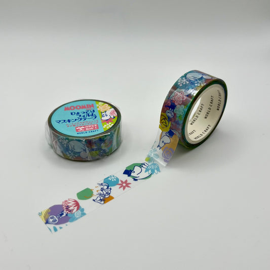 World Craft Washi Tape: Moomin Flower Clear