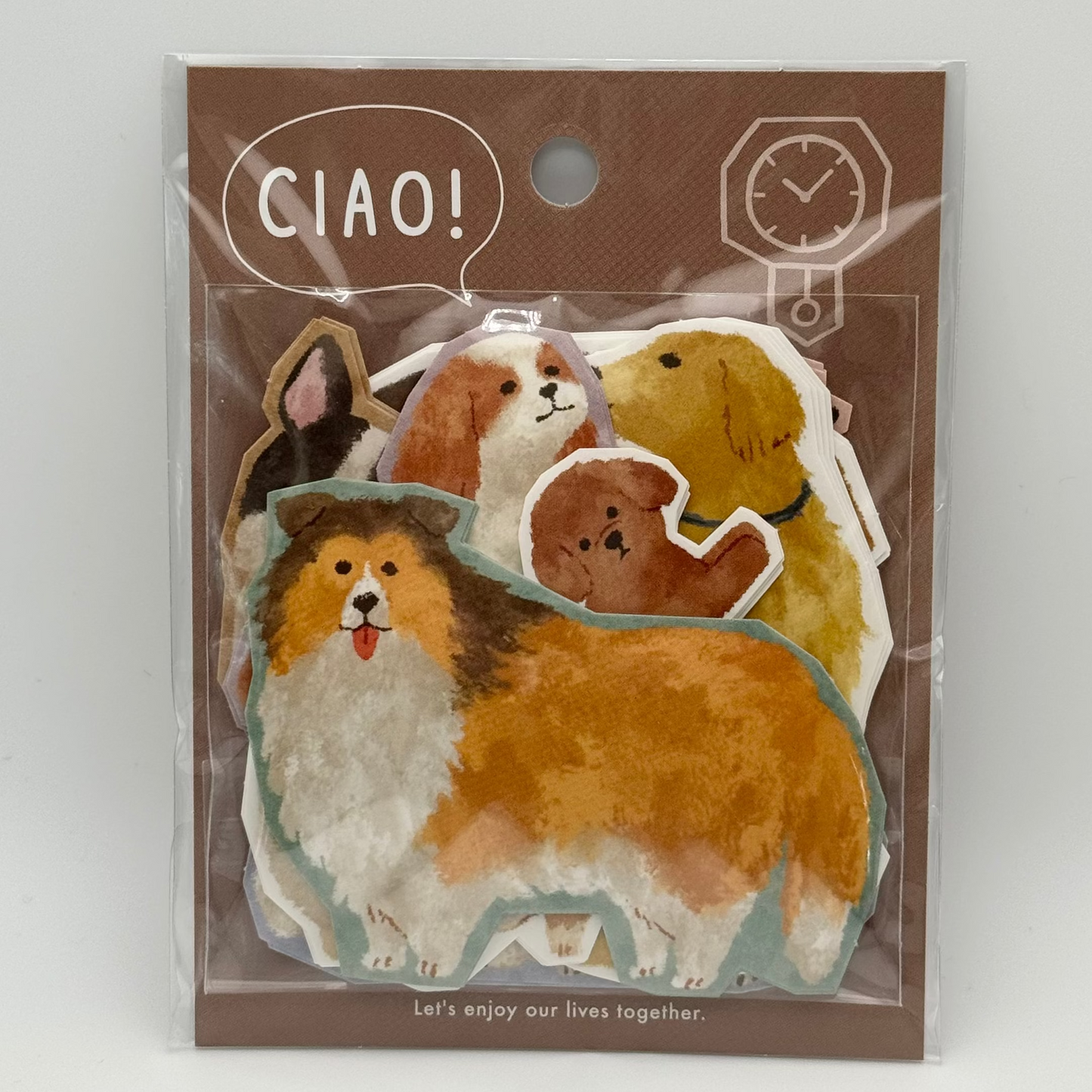Mind Wave CIAO Flake Stickers: Dogs