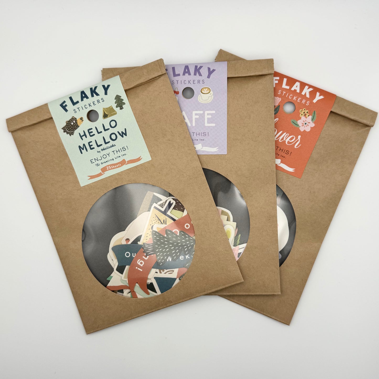 Greeting Life Flaky Stickers (various designs)