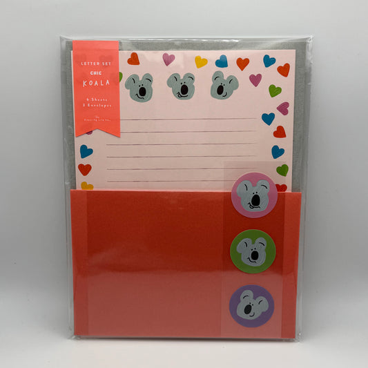 Chic Letter Set: Koala