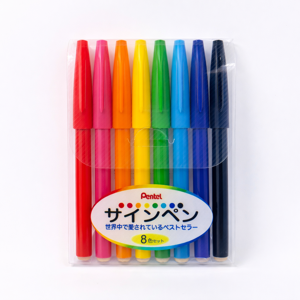 Pentel Sign Pen (8-pack)