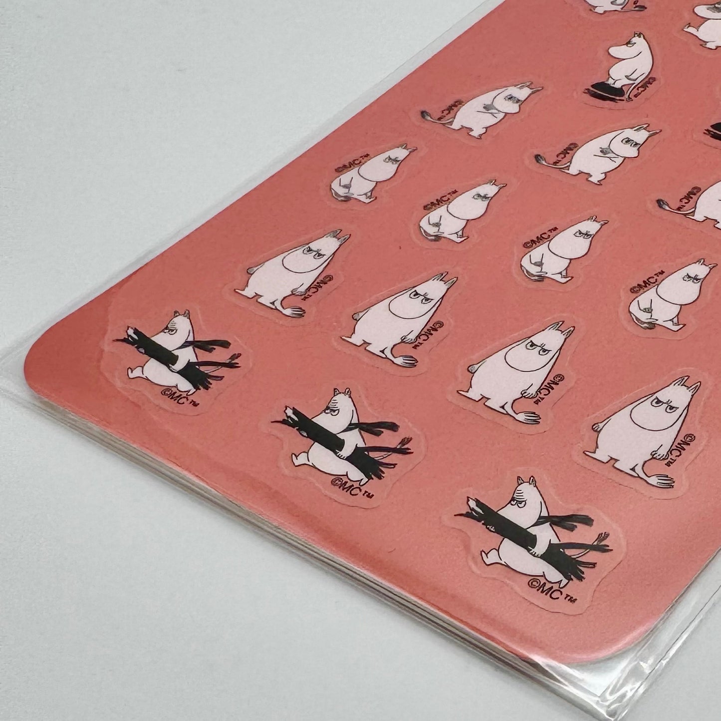 World Craft Moomin Face Sticker Sheet (various designs)