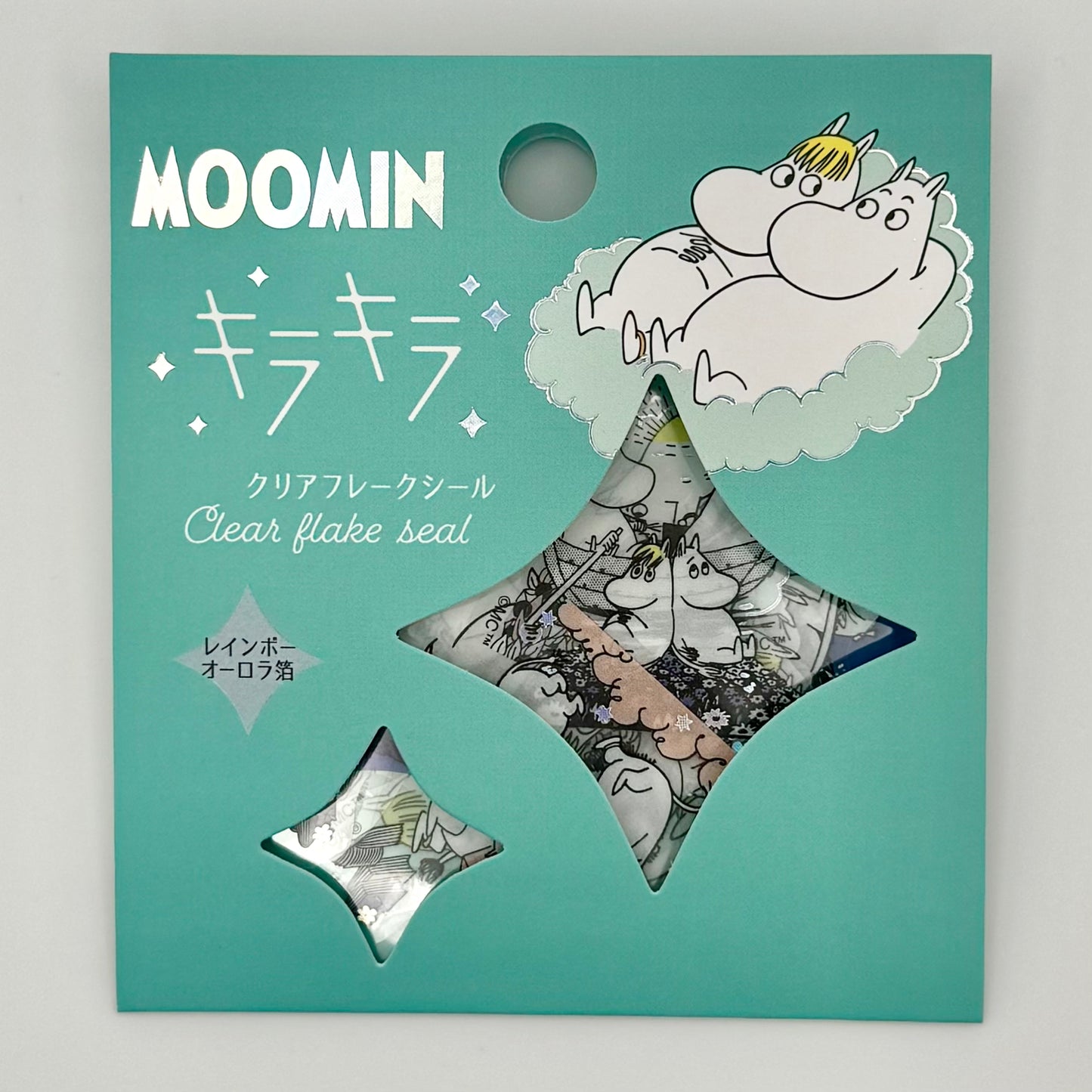 World Craft Moomin Flake Sticker (various designs)