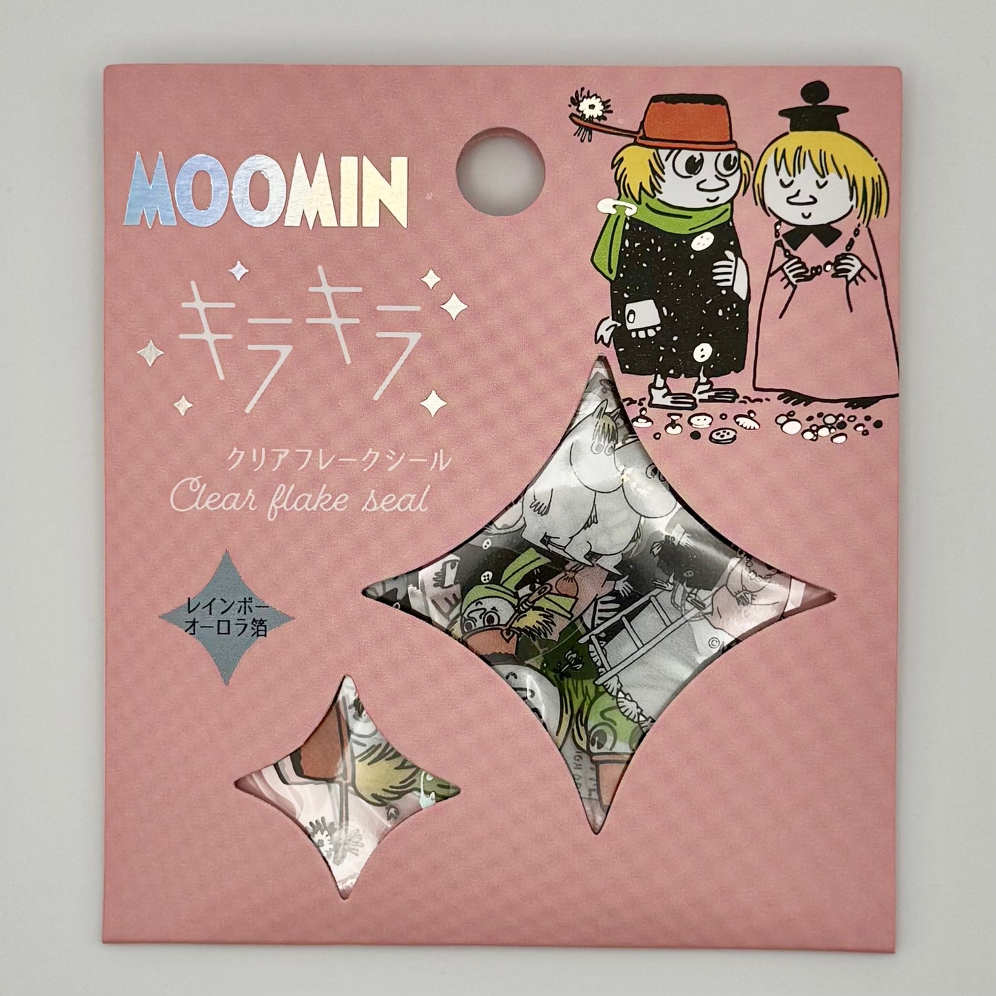 World Craft Moomin Flake Sticker (various designs)
