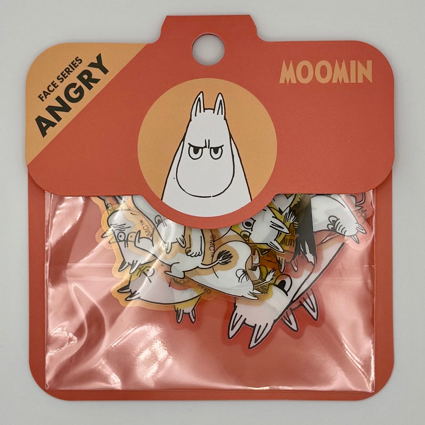 World Craft Moomin Face Flake Stickers (various designs)