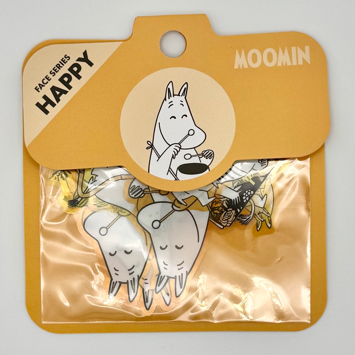 World Craft Moomin Face Flake Stickers (various designs)
