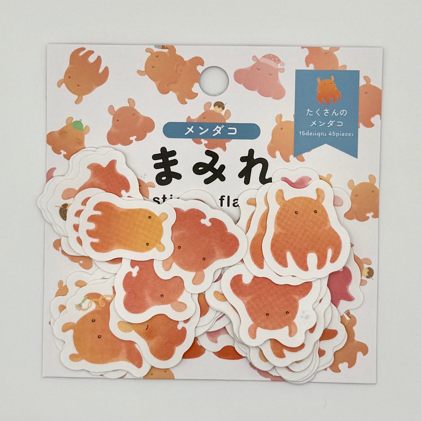 World Craft Flake Stickers: Flapjack Octopus