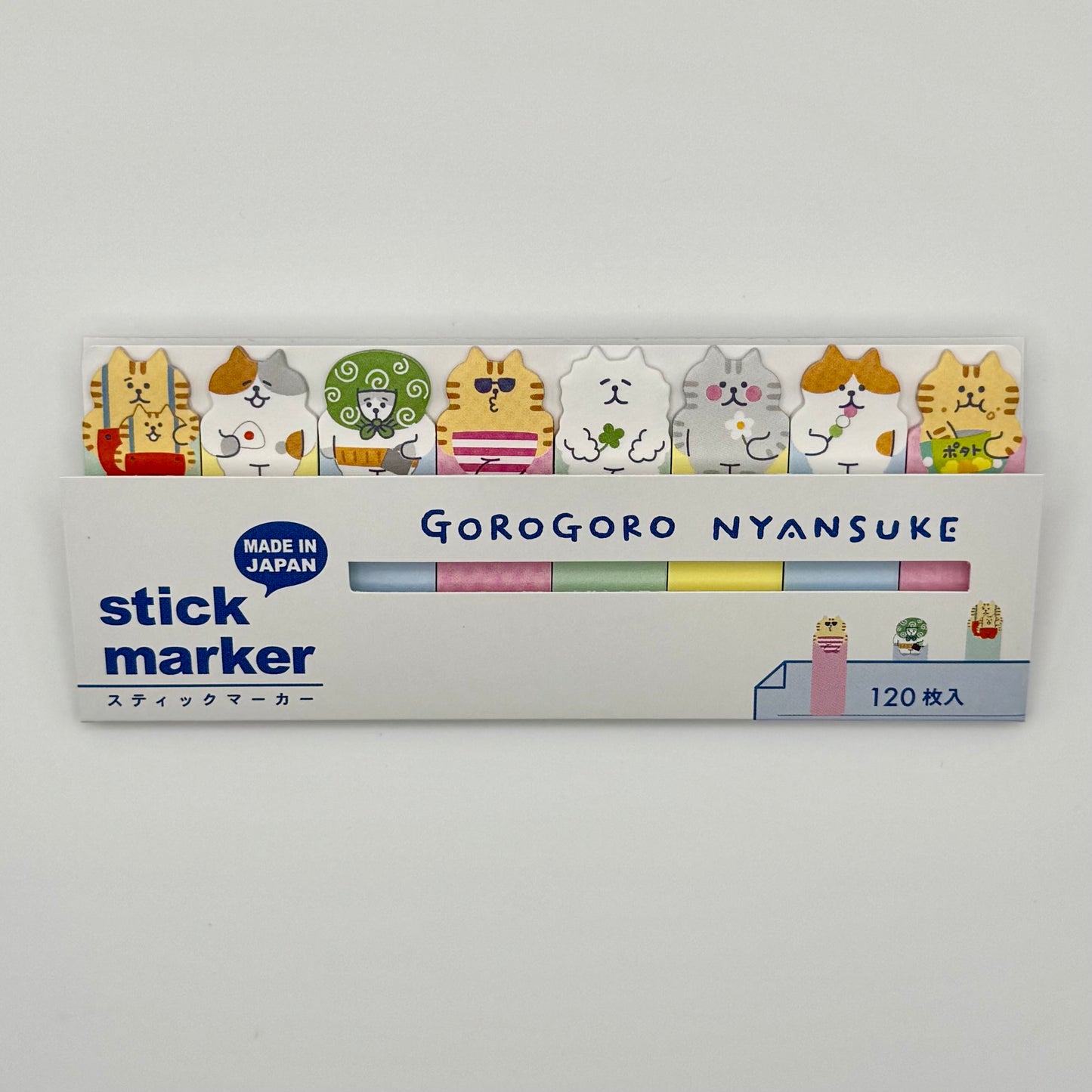 Mind Wave Sticky Marker: Gorogoro Nyansuke Series (various designs)
