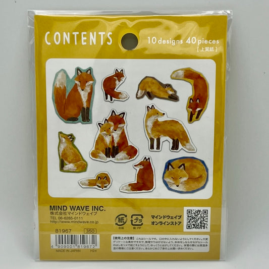 Mind Wave CIAO Flake Stickers: Fox