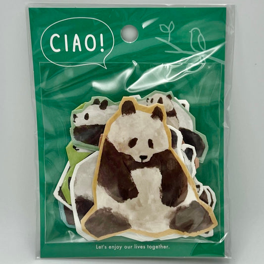 Mind Wave CIAO Flake Stickers: Panda
