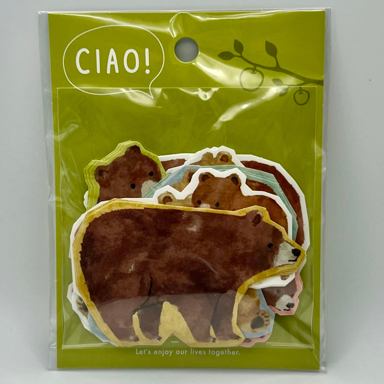 Mind Wave CIAO Flake Stickers: Bear
