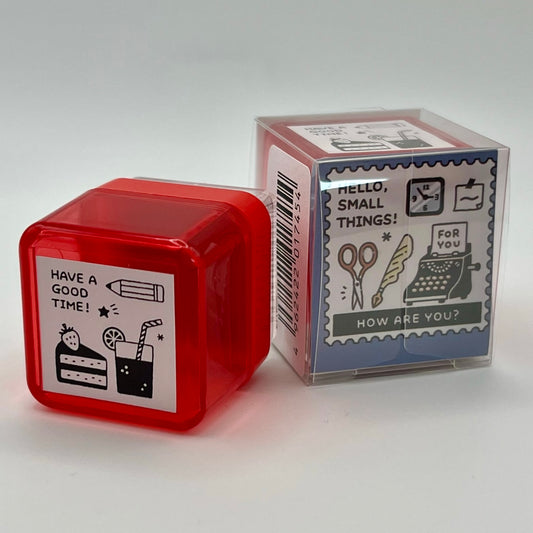 Hello Small Things x Sanby Self Inking Stamps: Have a Good Time!