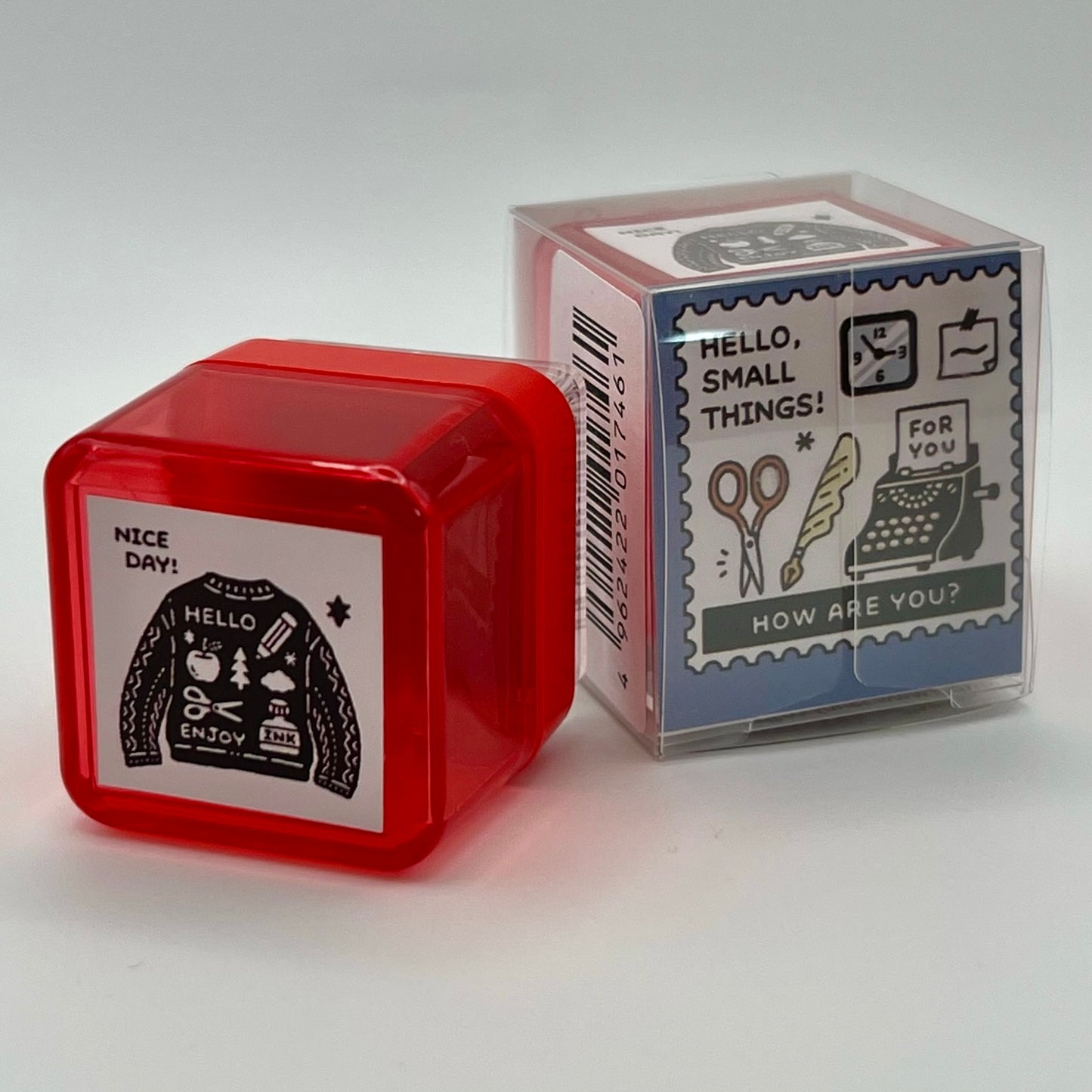 Hello Small Things x Sanby Self Inking Stamps: Nice Day!