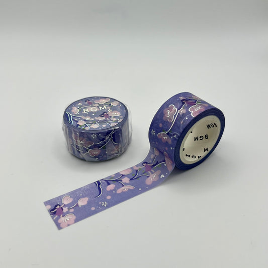 BGM Washi Tape Hana Monogatari: Purple Dream