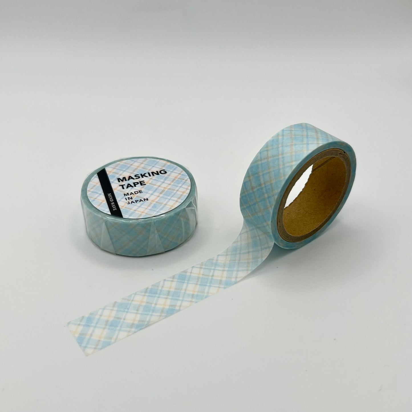 Mind Wave Pattern Washi Tape: Blue
