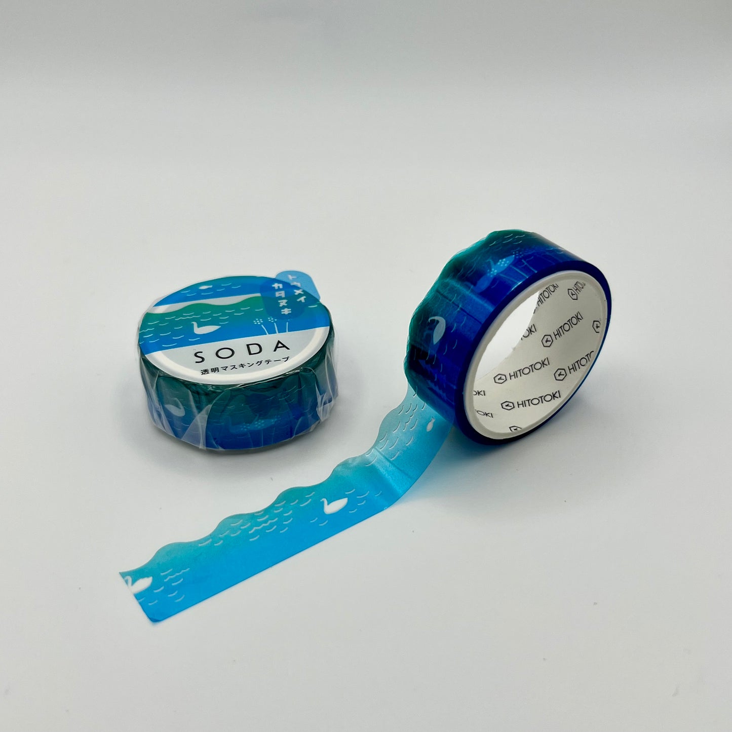 Hitotoki Kingjim SODA Washi Tape: Swan Lake